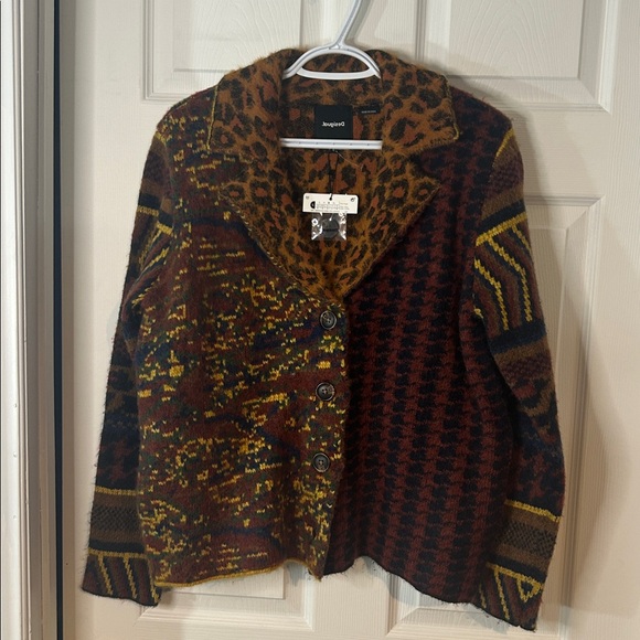 NWT Desigual Women's Earthy Tones Jacket size Large - Picture 5 of 15